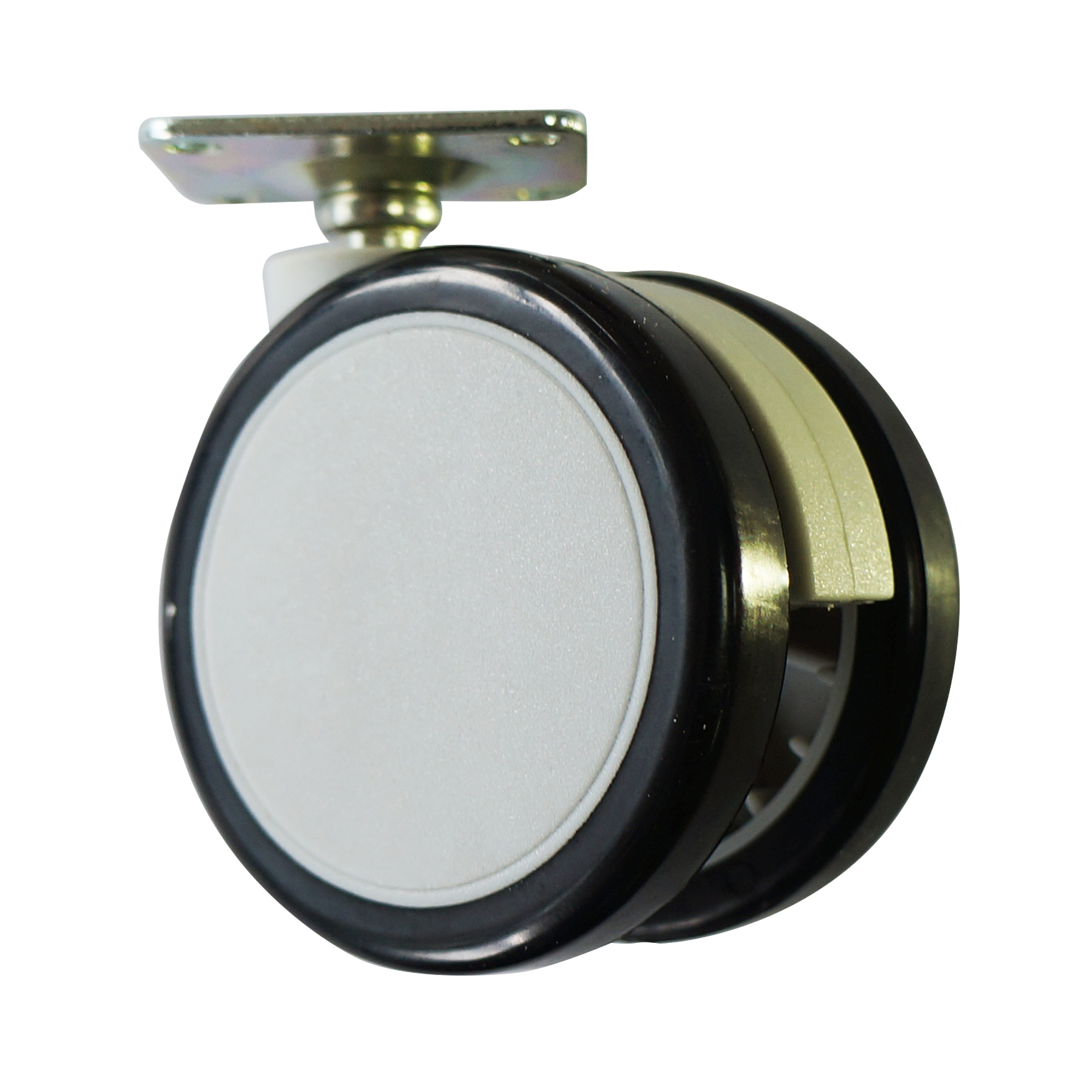 65mm twin wheels caster with plate