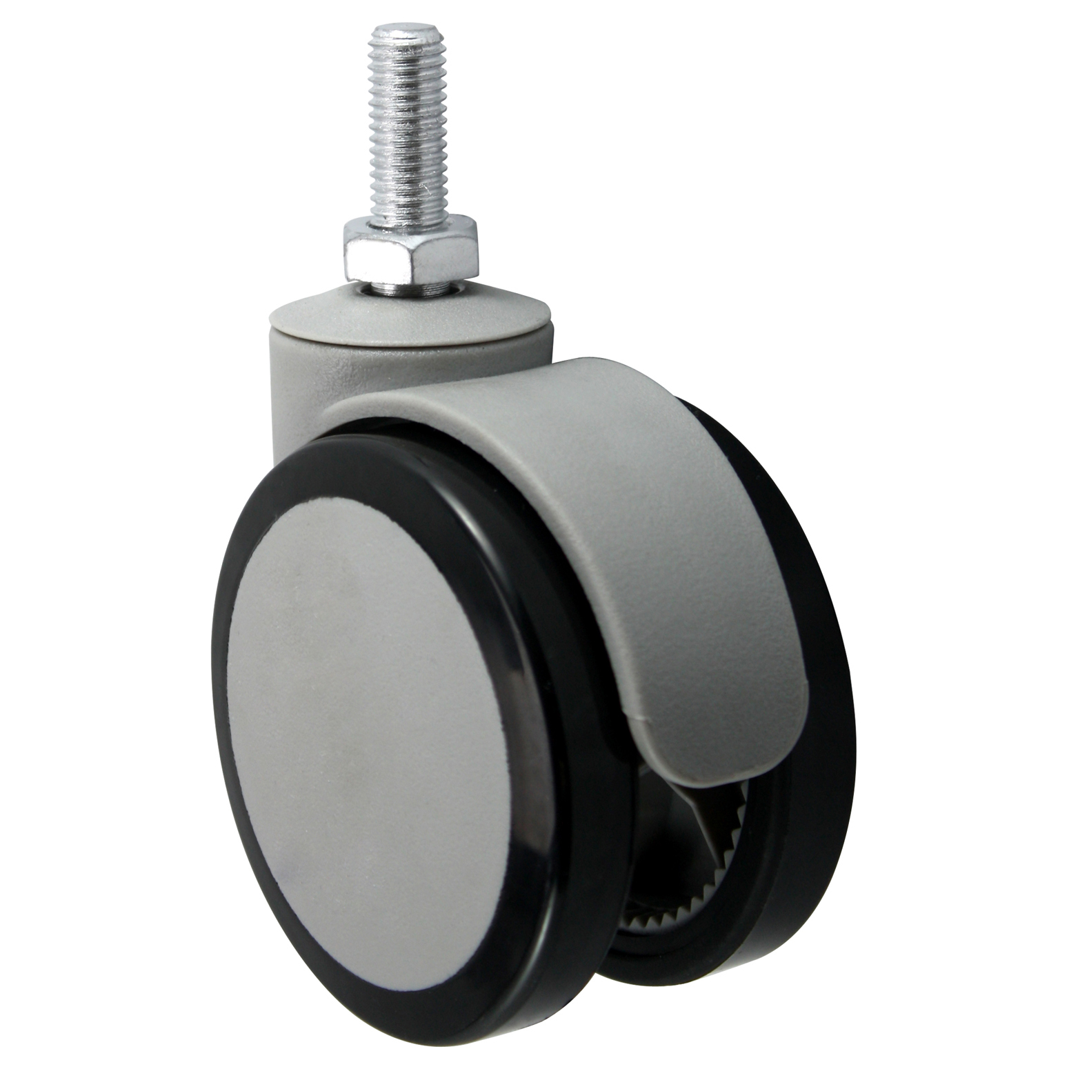 3'' twin wheels caster with screw