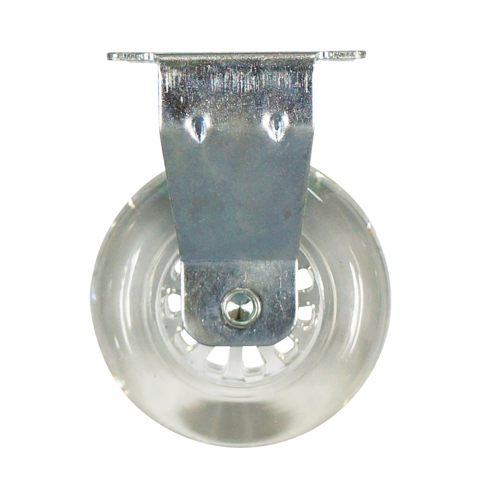 75mm transparent rigid caster