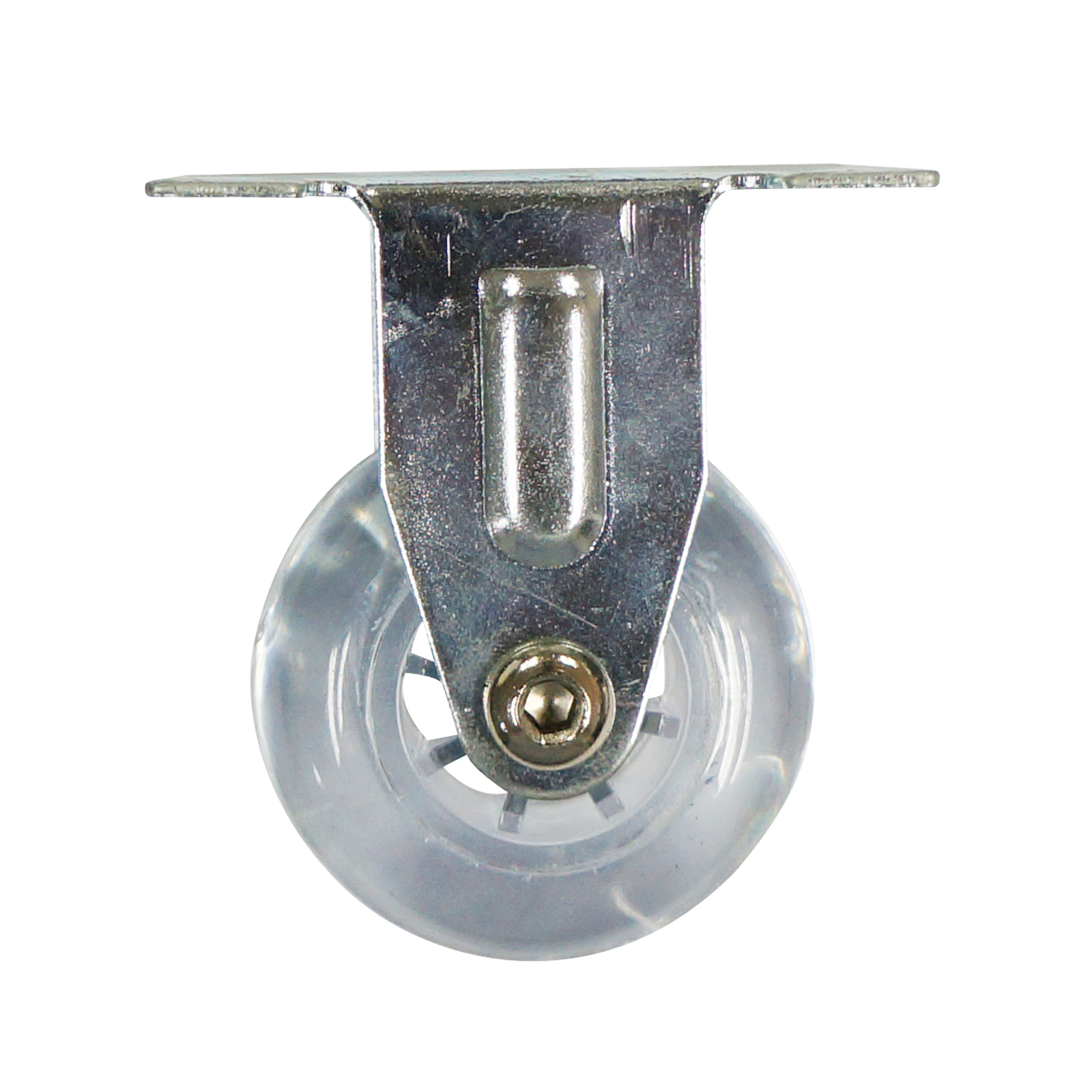 50mm transparent rigid caster