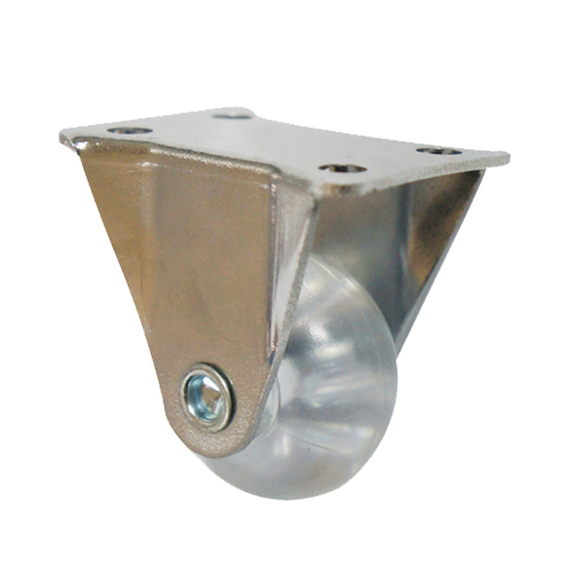 35mm transparent rigid caster