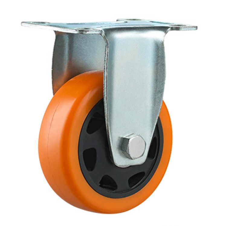 75 mm PVC Wheel Rigid Caster