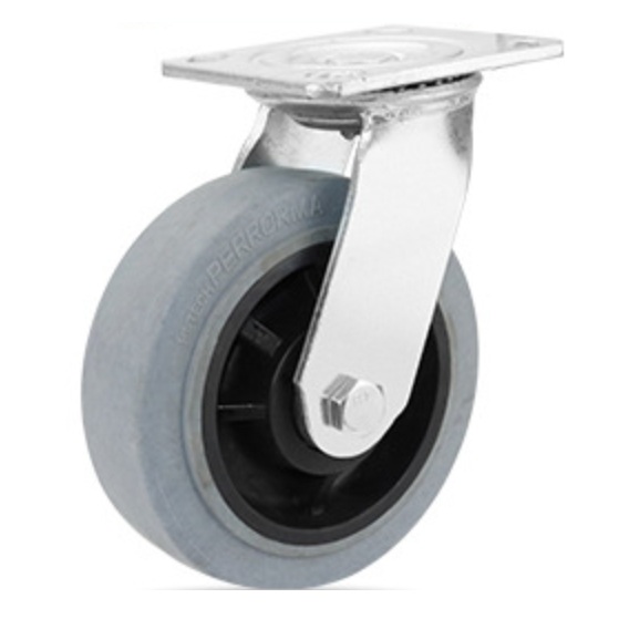 5 Inch TPR ESD Heavy Duty Caster with plate without brake