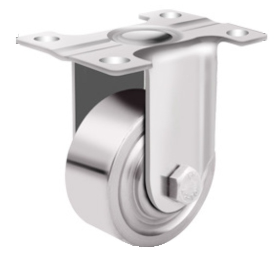 75 mm Stainless Steel Wheel Rigid Caster 