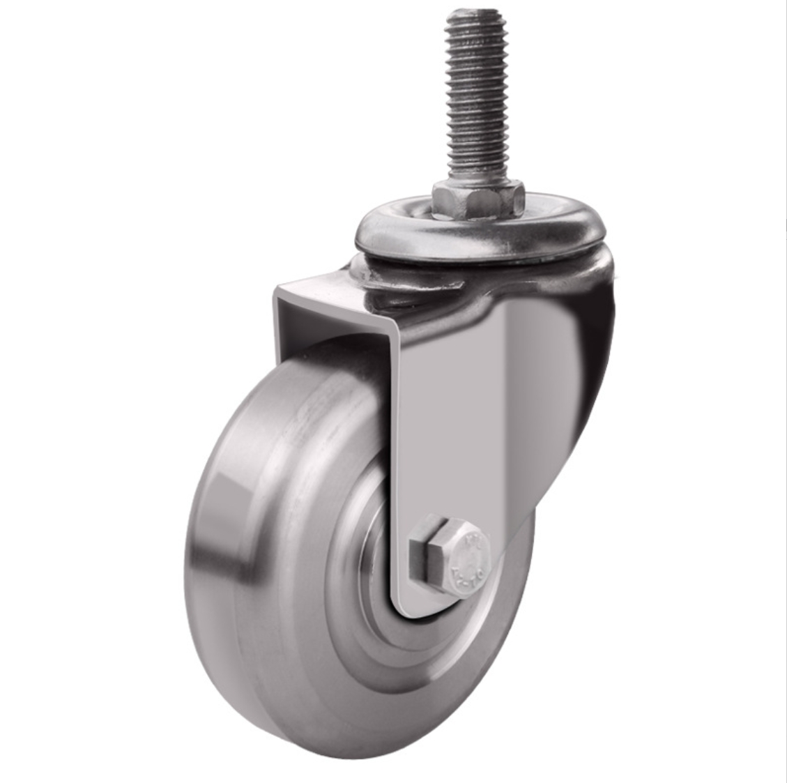 65 mm Stainless Steel Wheel Caster with stem without brake