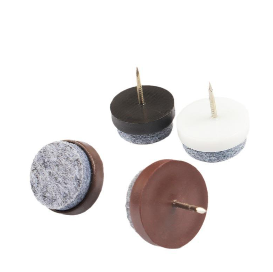 Nail-on Felt Glides