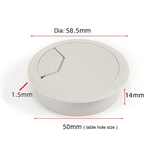 50 mm Office Desk Cable Grommet