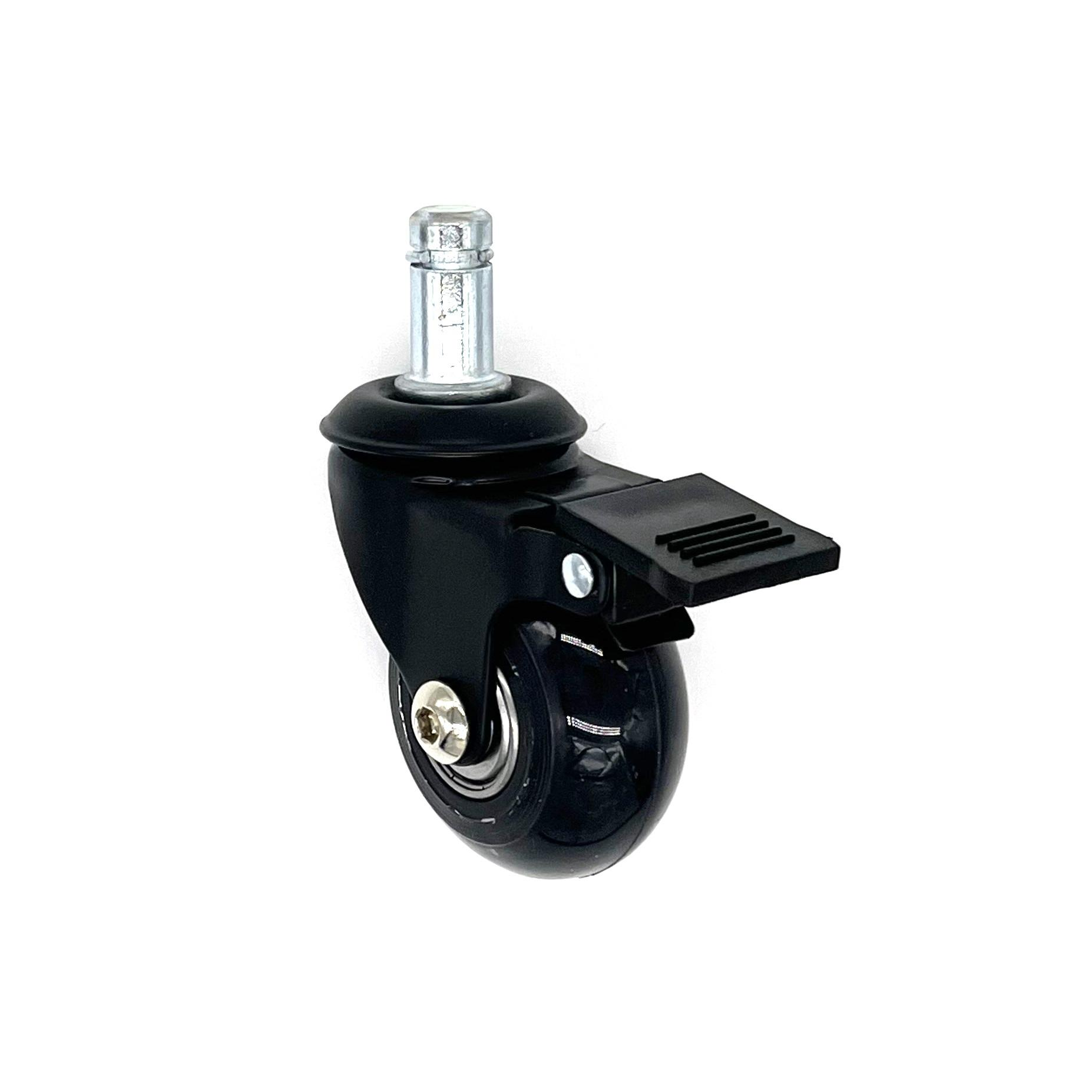 50 mm Transparent Caster with brake